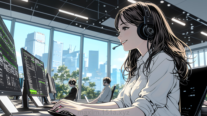 高評価タイトル2：女性オペレーター
